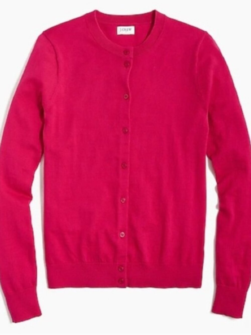J. Crew 100% Cotton Jackie Cardigan Sweater, Medium